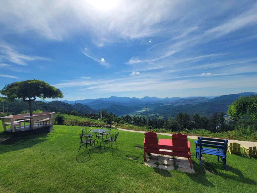 구름위의산책에서 보는 풍경