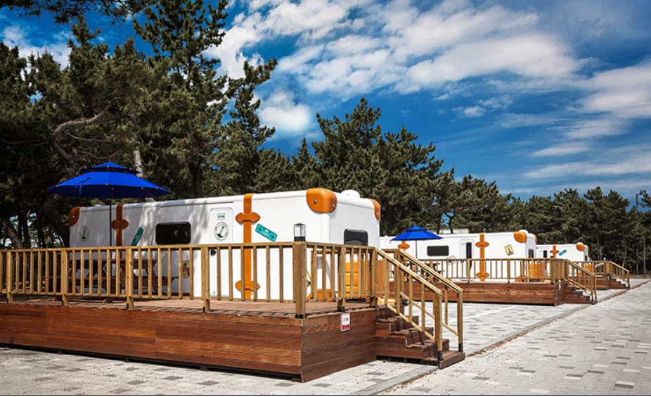 연곡솔향기캠핑장 글램핑존