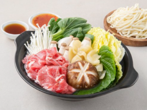 버섯 소고기 샤브샤브