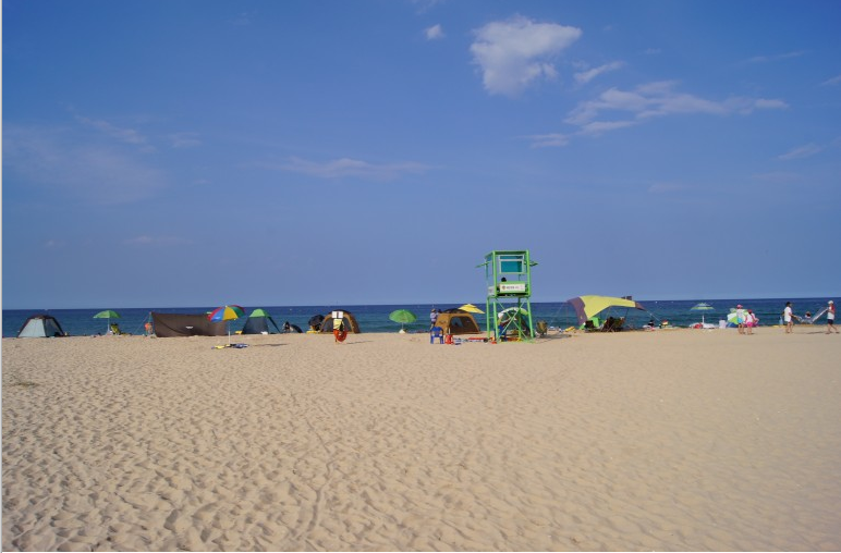 송지호해수욕장