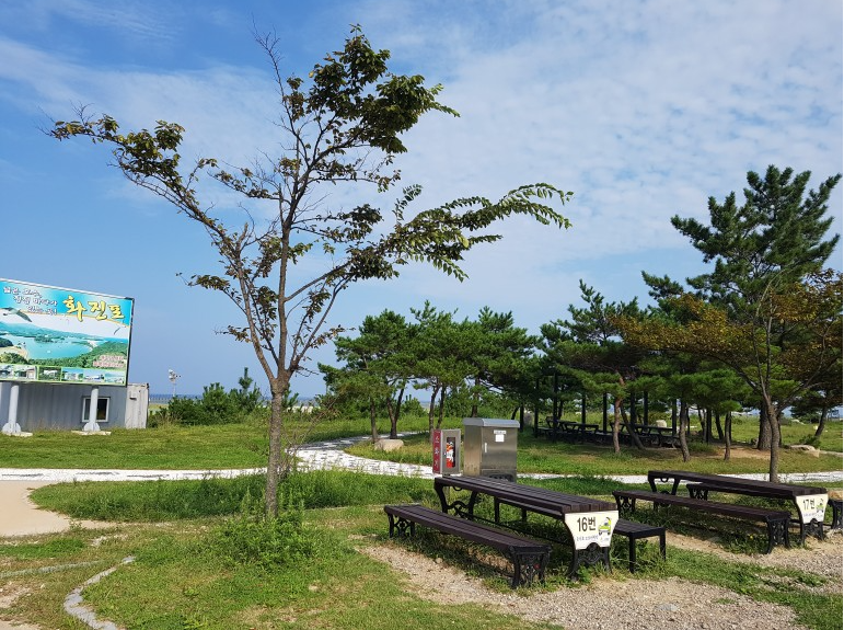 송지호 캠핑장 사이트