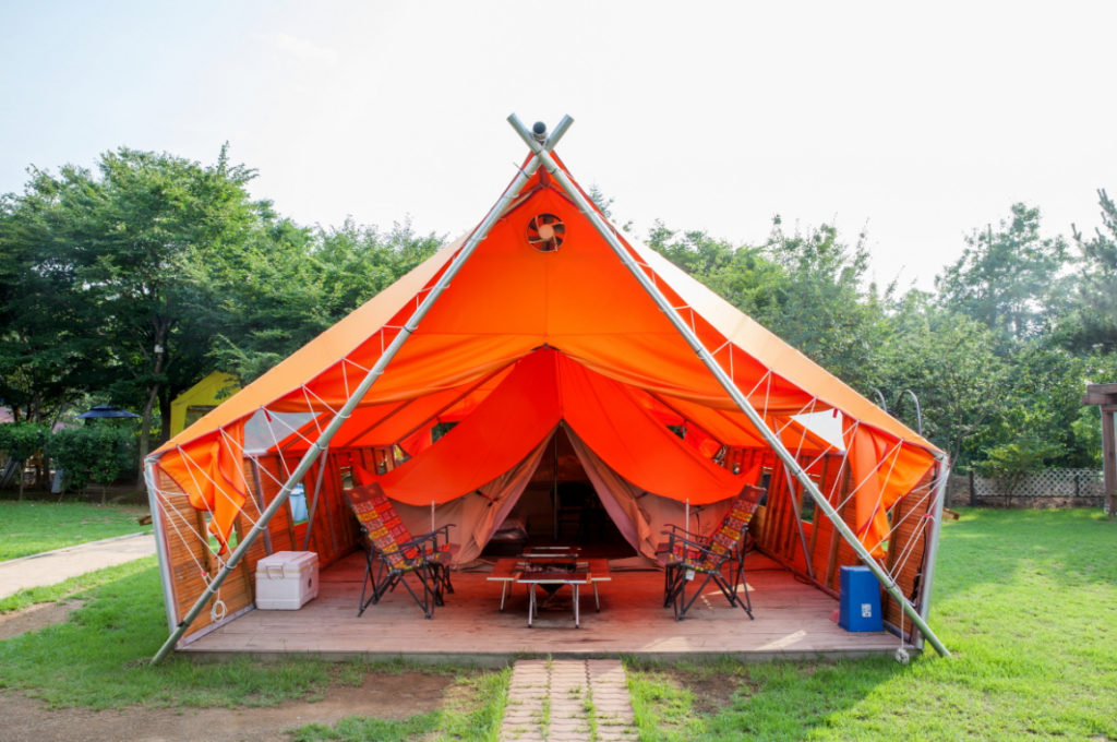 초락나루 글램핑 텐트