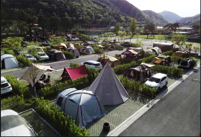 거장산오토캠핑장 전경