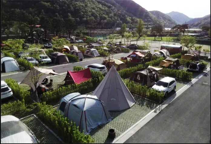 거장산오토캠핑장 전경