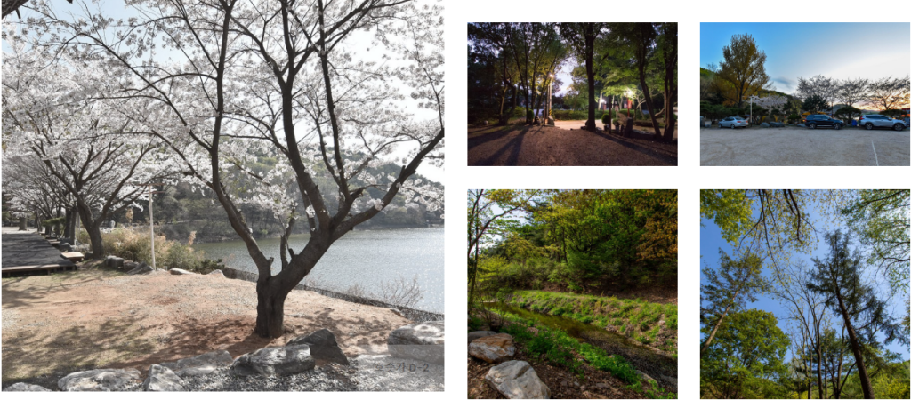 문수골 힐링 캠핑장 전경