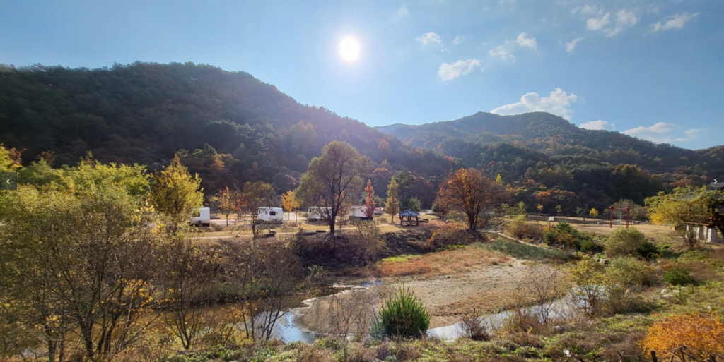 영주호 오토캠핑장 풍경